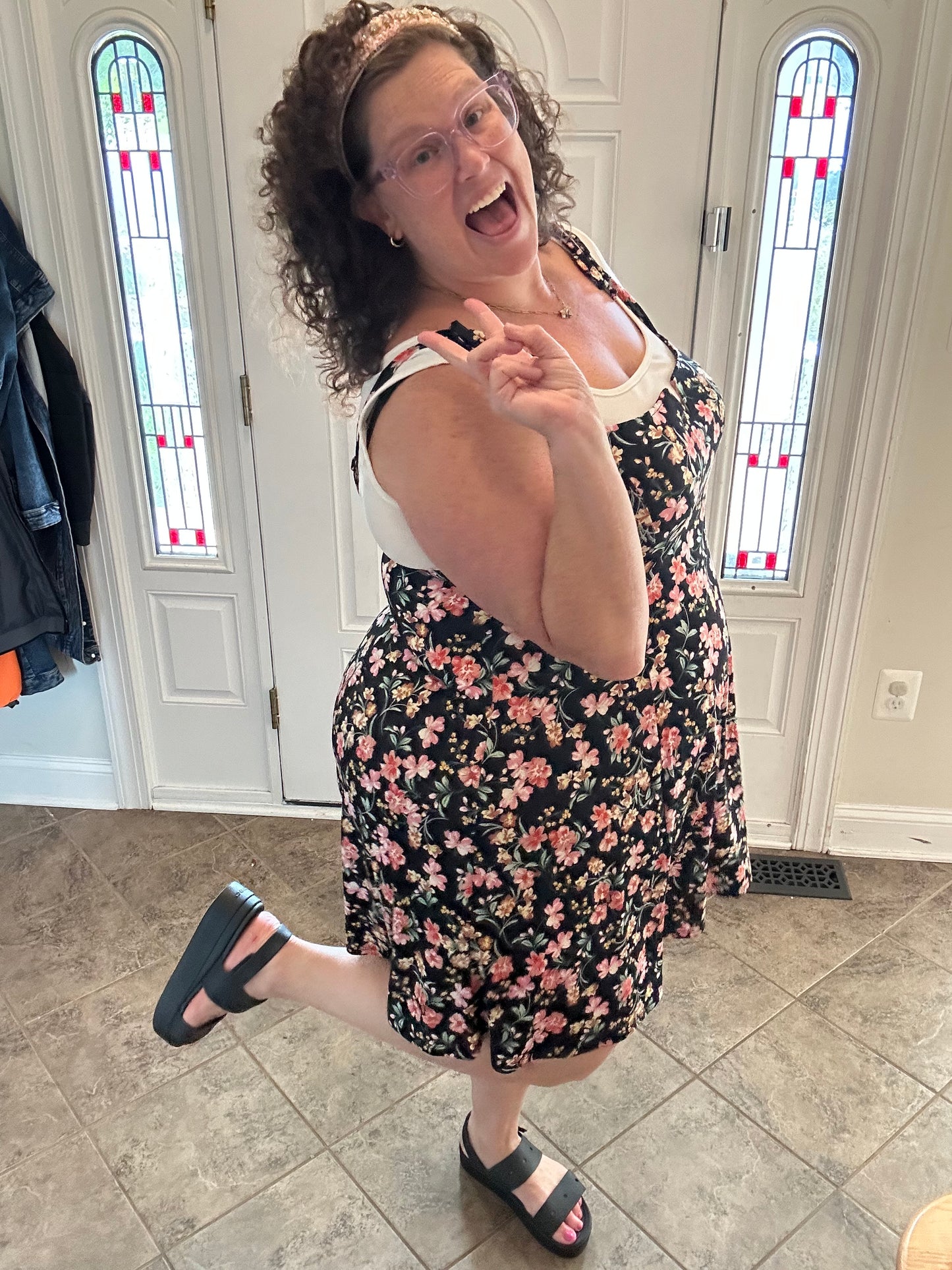 Throwback Blossom Plus Size Dress