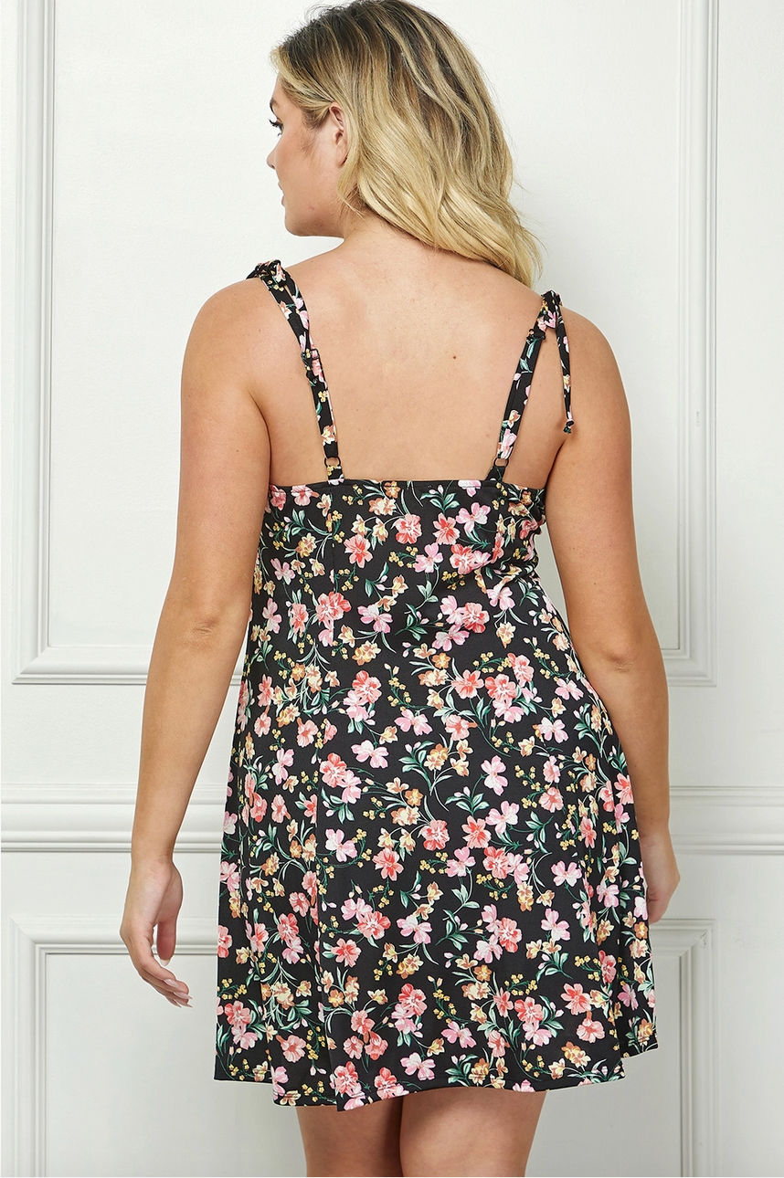 Throwback Blossom Plus Size Dress