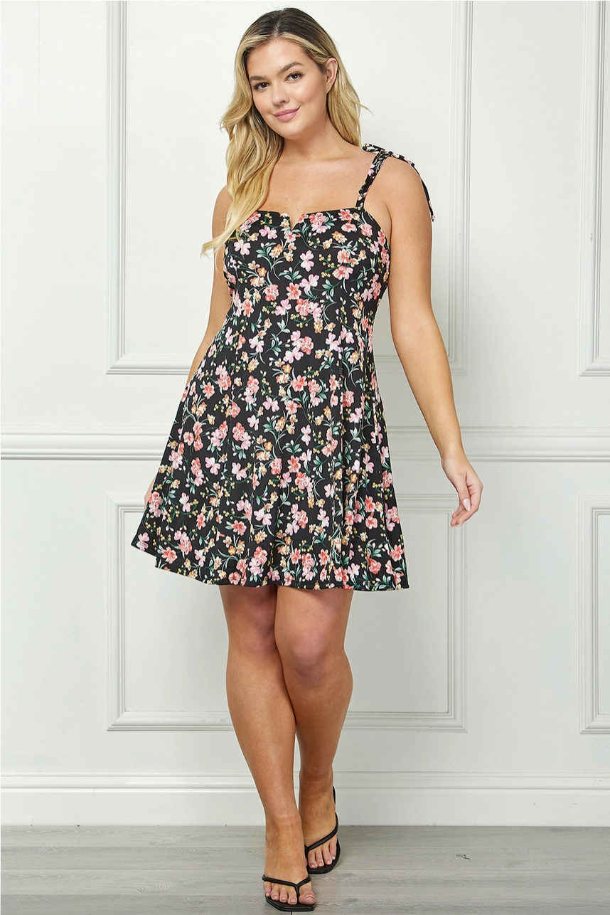 Throwback Blossom Plus Size Dress